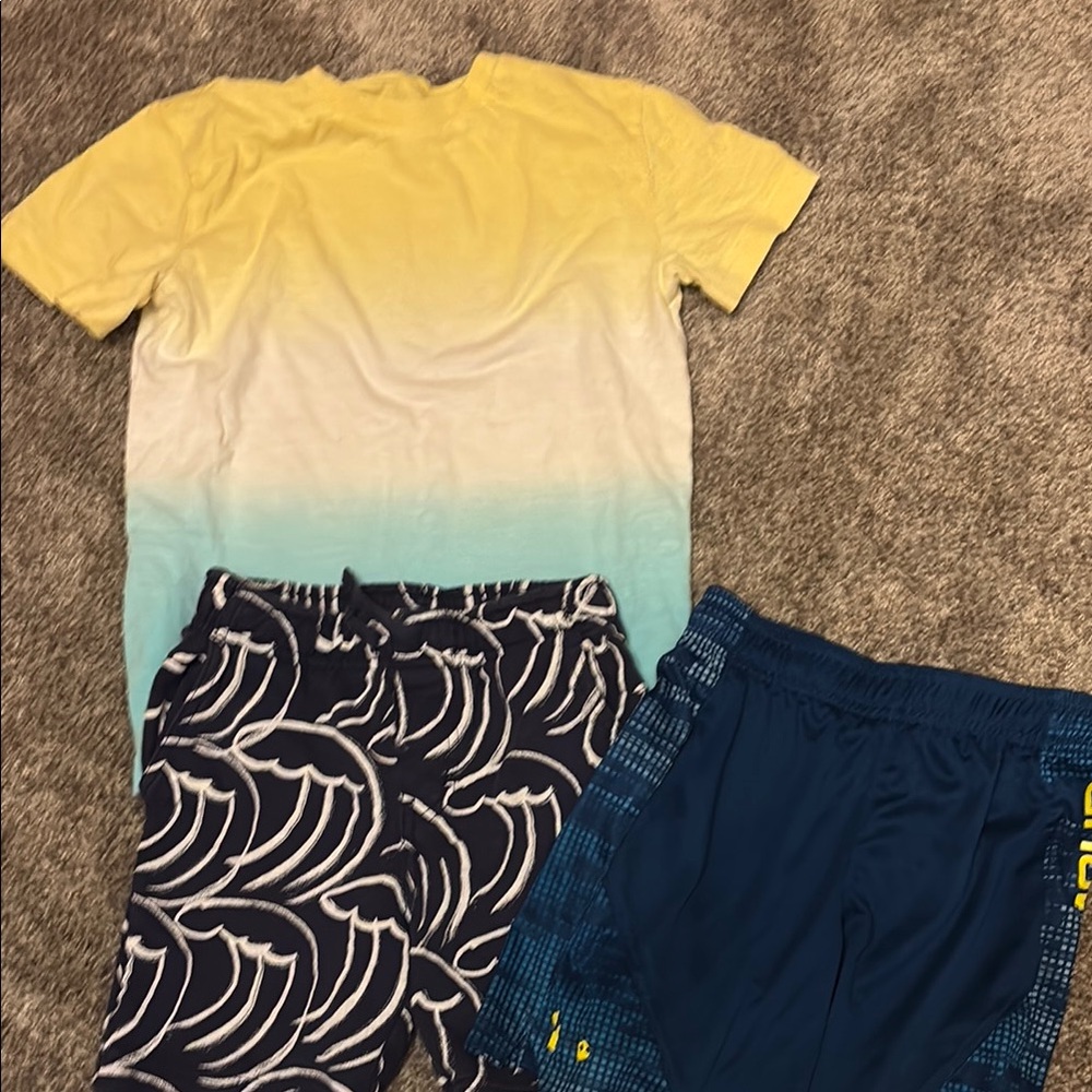 Tea Collection Navy and Blue Kids Shorts